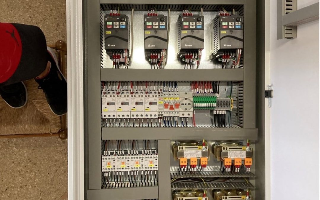 Quadro gestione pompe sollevamento a portata costante 4.0 ready